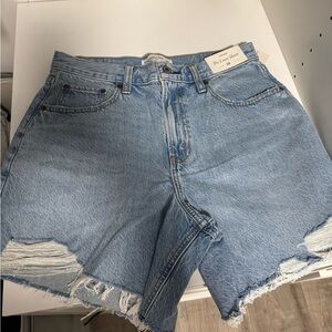 Abercrombie & Fitch Light Blue Jean Shorts